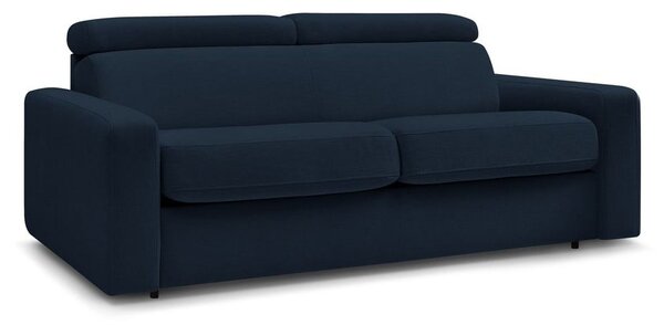 Тъмносин разтегателен диван 195 cm Monaco – Bobochic Paris