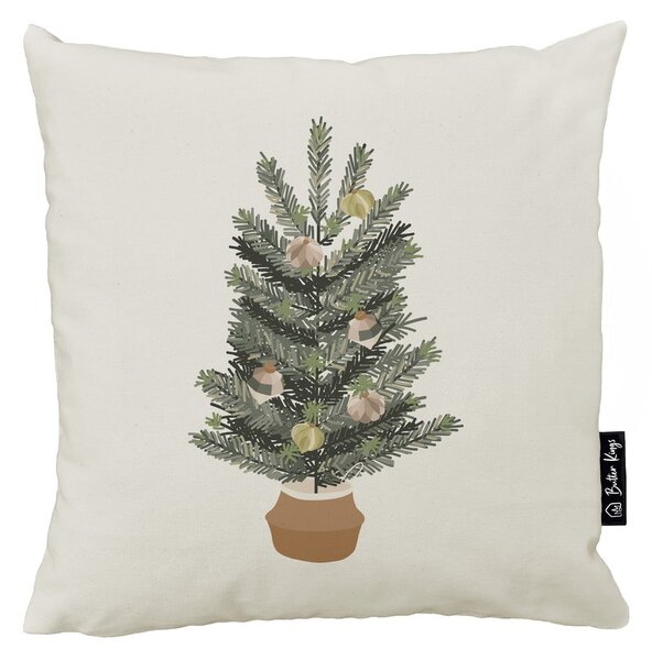 Калъфка за възглавница с коледен мотив 45x45 cm Festive Tree – Butter Kings