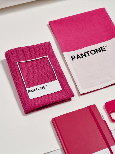 Sinsay - Кухненски кърпи, 2 броя Pantone - фуксия