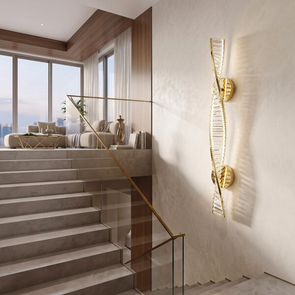 СТЕНЕН LED АПЛИК APP1952-W 100cm GOLD