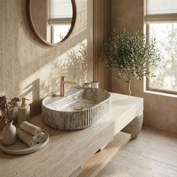 Умивалник за плот Rea Marcela 60 Ruststone