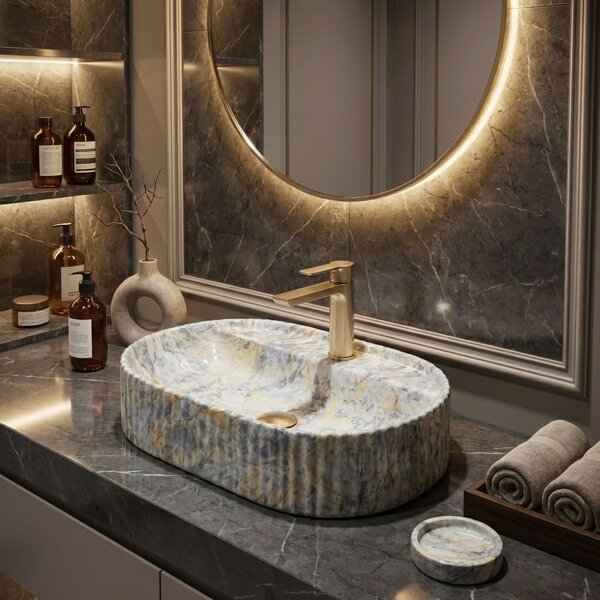 Умивалник за плот Rea Marcela 60 Ruststone