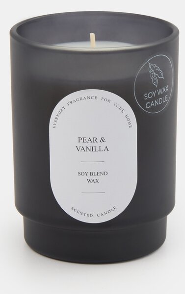 Sinsay - Ароматна соева свещ Pear & Vanilla - черeн