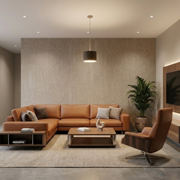Висяща лампа на кабел ARDEN 1xE27/15W/230V Ø 25 см, бежова/кафява