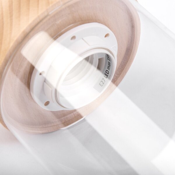 Полилей на кабел WOODNEST 3xE27/15W/230V бор/кремав