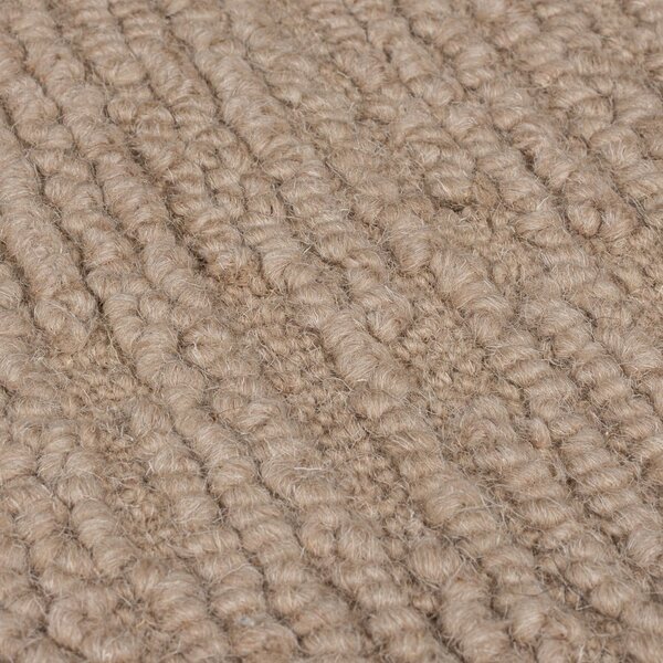 Бежова ръчно изработена вълнена пътека 80x230 cm Harris Boucle – Flair Rugs