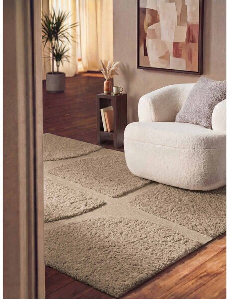 Бежов ръчно изработен килим 80x150 cm Lambeth Jasper – Ted Baker