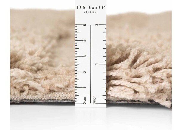 Бежов ръчно изработен кръгъл килим ø 160 cm Lambeth Jasper – Ted Baker