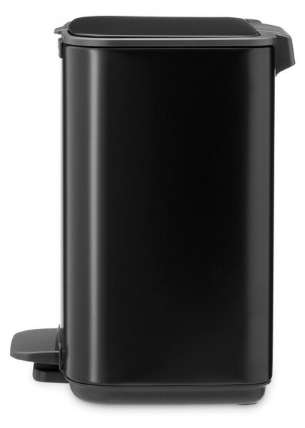 Кош за боклук Brabantia Bo Pedal 1010136, 4 л, Леко затваряне, Противоплъзгаща основа, Черен