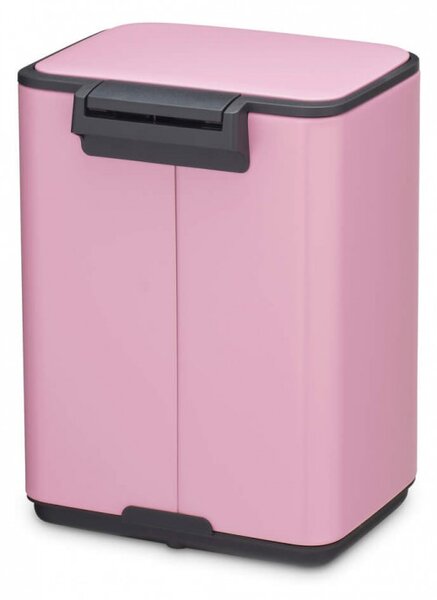 Кош за боклук Brabantia Bo Pedal 1010444, 4 л, Леко затваряне, Противоплъзгаща основа, Розов