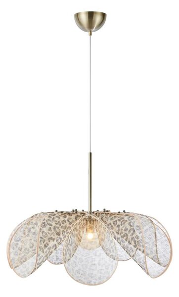 Markslöjd 109170 - Висяща лампа на кабел STYRKA 1xE27/40W/230V диам. 75 см бежова