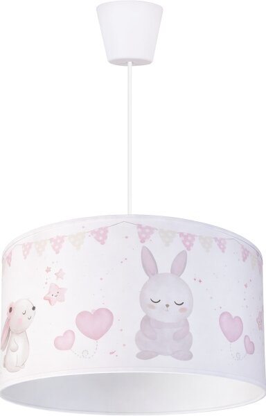 Brilagi - LED детски полилей на кабел BOBO 1xE27/60W/230V Ø 35 см бял/с животински мотиви