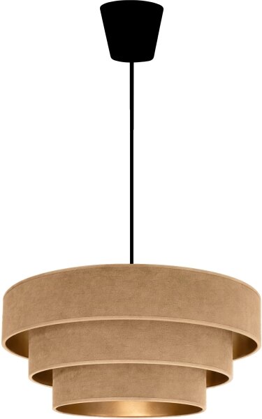 Brilagi - Пендант на шнур LUNETA 1xE27/60W/230V Ø 40 cm бежово/златисто