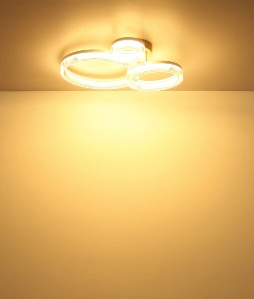 Globo 48046D4 - LED таванно осветително тяло ZARA LED/24W/230V 3000K 40,5x51 cm