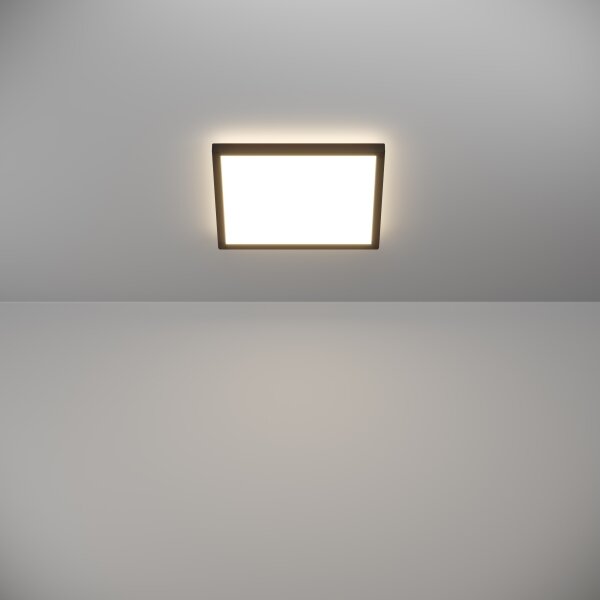 Eglo 901442-LED баня ROVITO 13,4W/230V 29x29cm IP44 черно