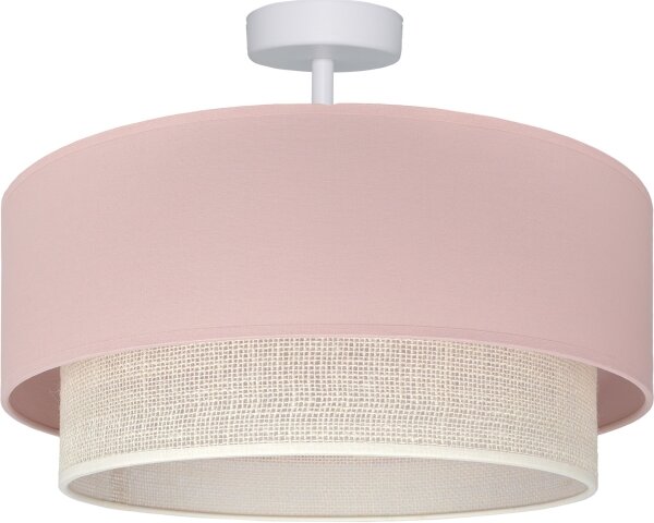 Brilagi - LED прикрепен полилей BOHO BOBO 1xE27/60W/230V Ø 40 см розов/кремав