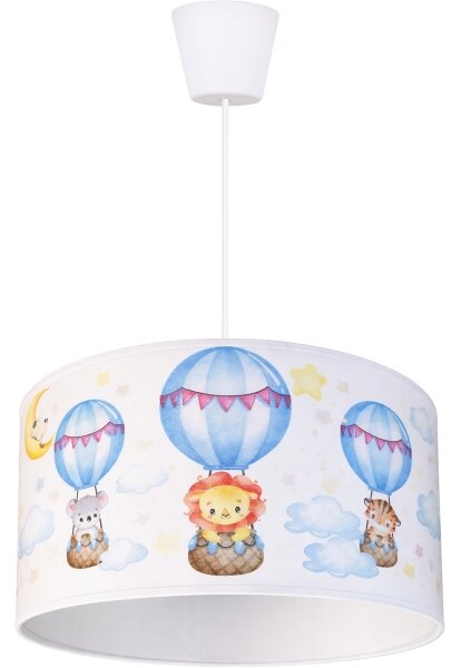 Brilagi - LED детски полилей на кабел BOBO 1xE27/60W/230V диаметър 35 см бял/животни