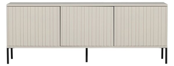 Светлосива маса за телевизор от масивен бор 150x56x44 cm New Gravure – WOOOD