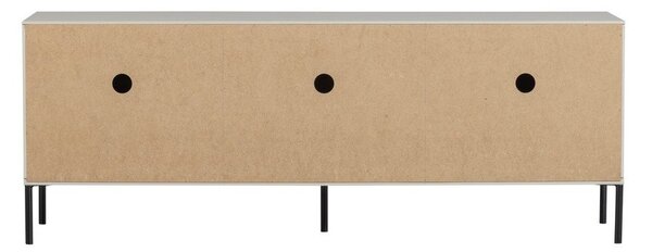 Светлосива маса за телевизор от масивен бор 150x56x44 cm New Gravure – WOOOD