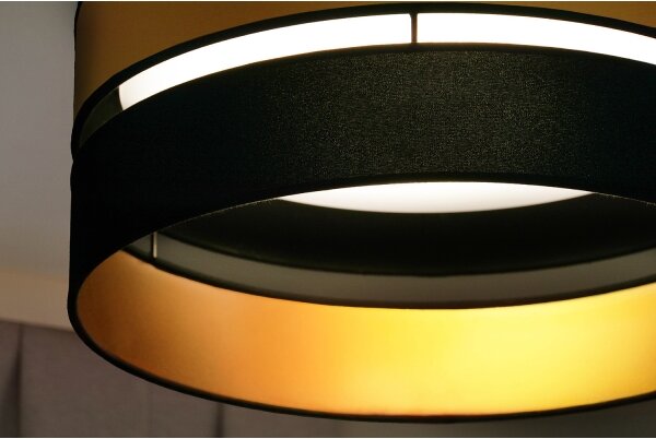 Brilagi - LED Плафониера ROYAL LED/24W/230V Ø 45 см черен/златист