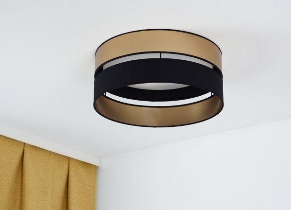 Brilagi - LED Плафониера ROYAL LED/24W/230V Ø 45 см черен/златист