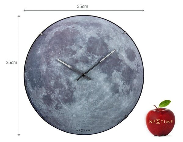 Стенен часовник ø 35 cm Moon – NeXtime