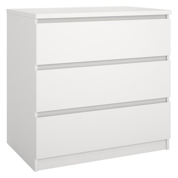 Бял скрин 77x76x50 cm Naia – Tvilum