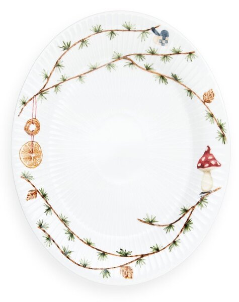 Порцеланова тава с коледен мотив 22,5x28,5 cm Hammershøi Christmas – Kähler Design