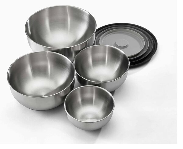 Комплект купи 4 бр. от неръждаема стомана в сребрист цвят ø 28,5 cm Nest Prep&Store – Joseph Joseph