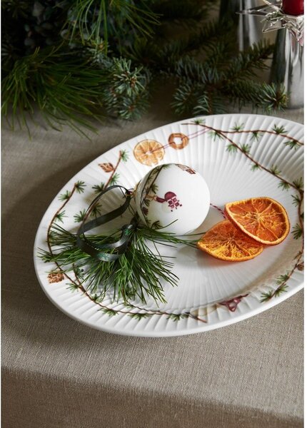 Порцеланова тава с коледен мотив 22,5x28,5 cm Hammershøi Christmas – Kähler Design
