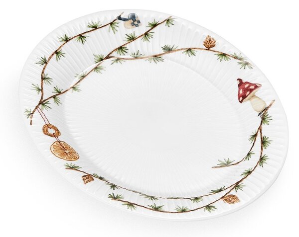 Порцеланова тава с коледен мотив 22,5x28,5 cm Hammershøi Christmas – Kähler Design