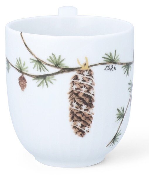 Бяла порцеланова чаша с коледен мотив 330 ml Hammershøi Christmas – Kähler Design