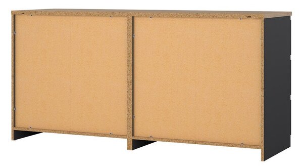 Тъмносив скрин 154x76x50 cm Naia – Tvilum