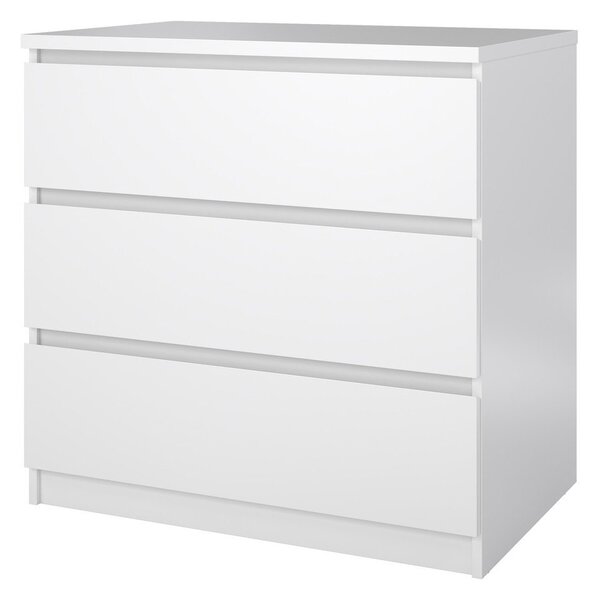 Бял скрин 77x76x50 cm Naia – Tvilum