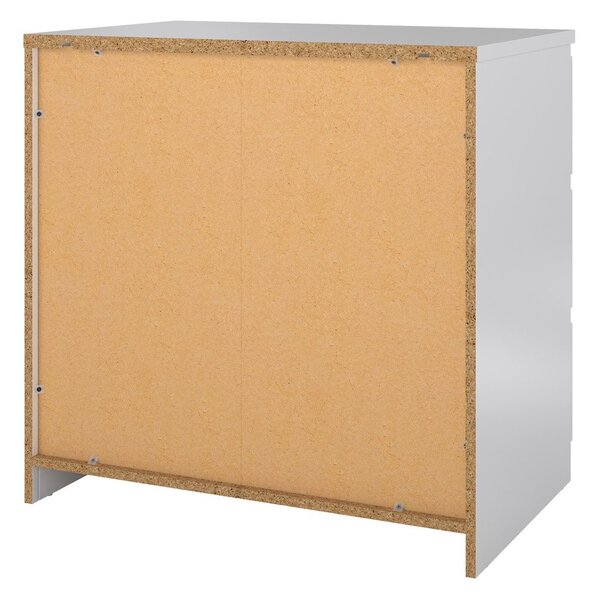 Бял скрин 77x76x50 cm Naia – Tvilum