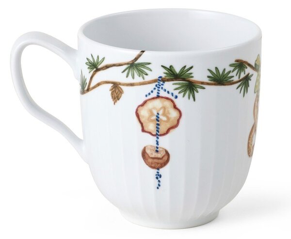 Бяла порцеланова чаша с коледен мотив 330 ml Hammershøi Christmas – Kähler Design