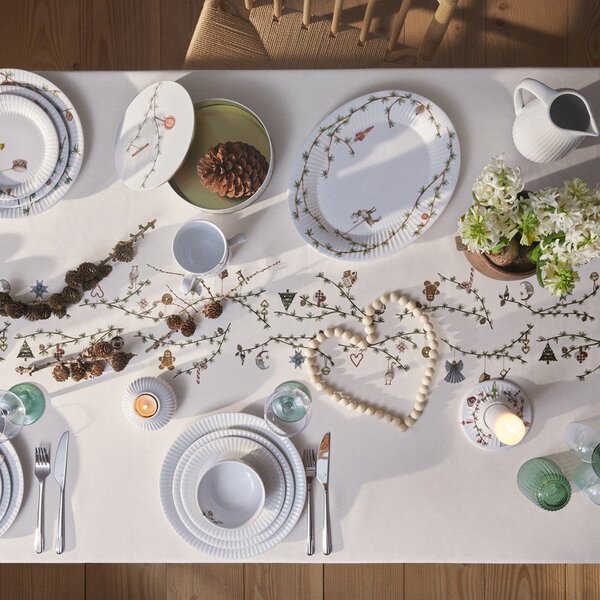 Порцеланова тава с коледен мотив 27x34 cm Hammershøi Christmas – Kähler Design