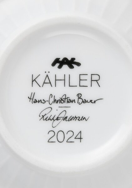 Бяла порцеланова чаша с коледен мотив 330 ml Hammershøi Christmas – Kähler Design