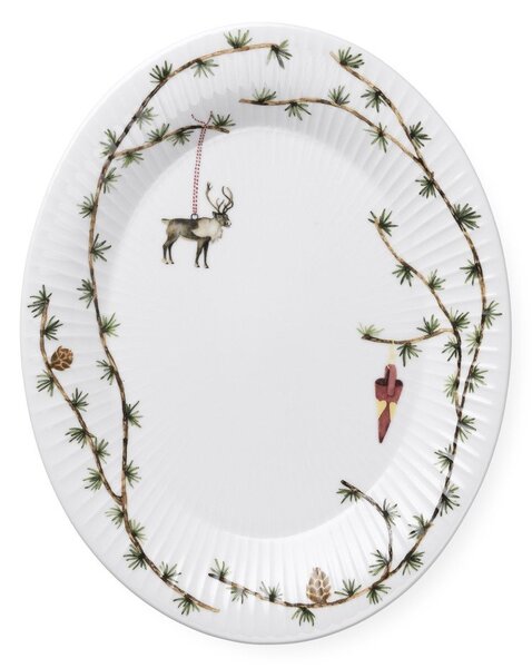Порцеланова тава с коледен мотив 27x34 cm Hammershøi Christmas – Kähler Design