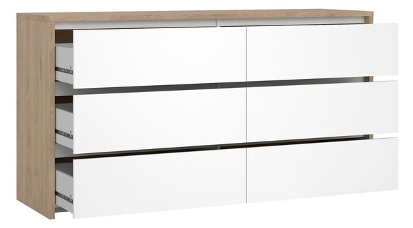 Бял скрин 157x84x48 cm Next – Tvilum