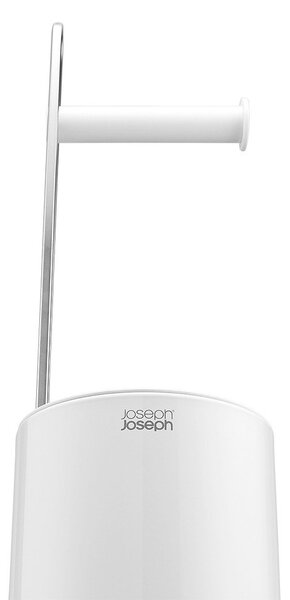 Бяла пластмасова поставка за тоалетна хартия EasyStore – Joseph Joseph