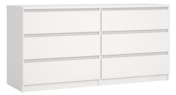 Бял скрин 154x76x50 cm Naia – Tvilum
