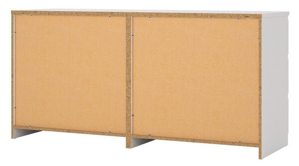 Бял скрин 154x76x50 cm Naia – Tvilum