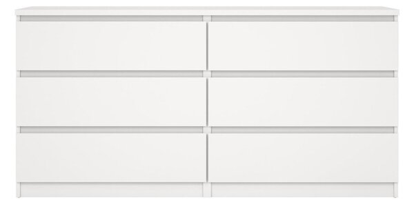 Бял скрин 154x76x50 cm Naia – Tvilum