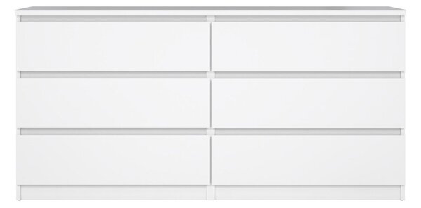 Бял скрин 154x76x50 cm Naia – Tvilum