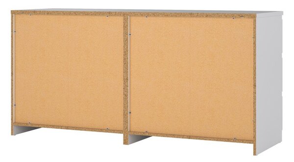 Бял скрин 154x76x50 cm Naia – Tvilum