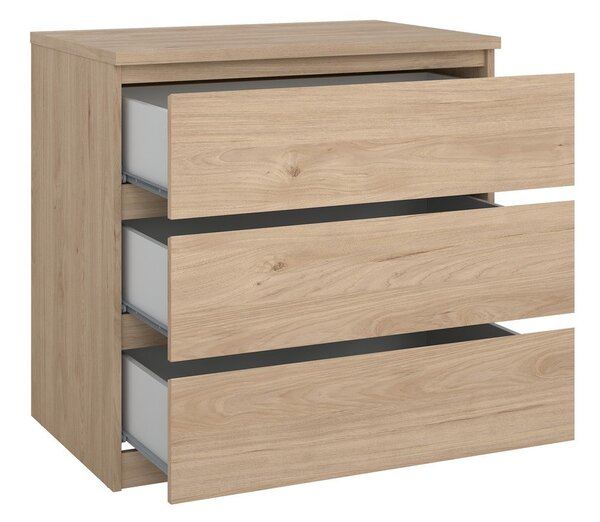 Скрин от декор от дъб в естествен цвят 77x76x50 cm Naia – Tvilum