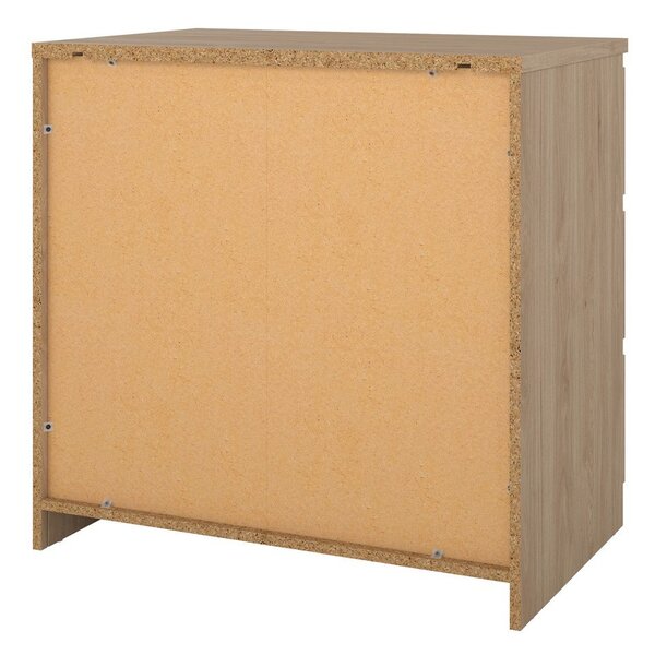 Скрин от декор от дъб в естествен цвят 77x76x50 cm Naia – Tvilum
