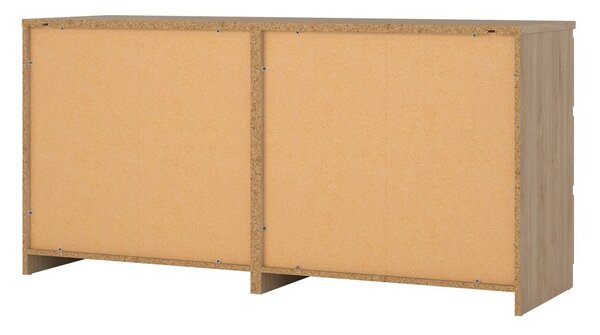 Скрин от декор от дъб в естествен цвят 154x76x50 cm Naia – Tvilum