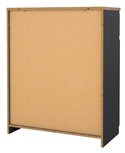 Тъмносив скрин 80x100x40 cm Naia – Tvilum